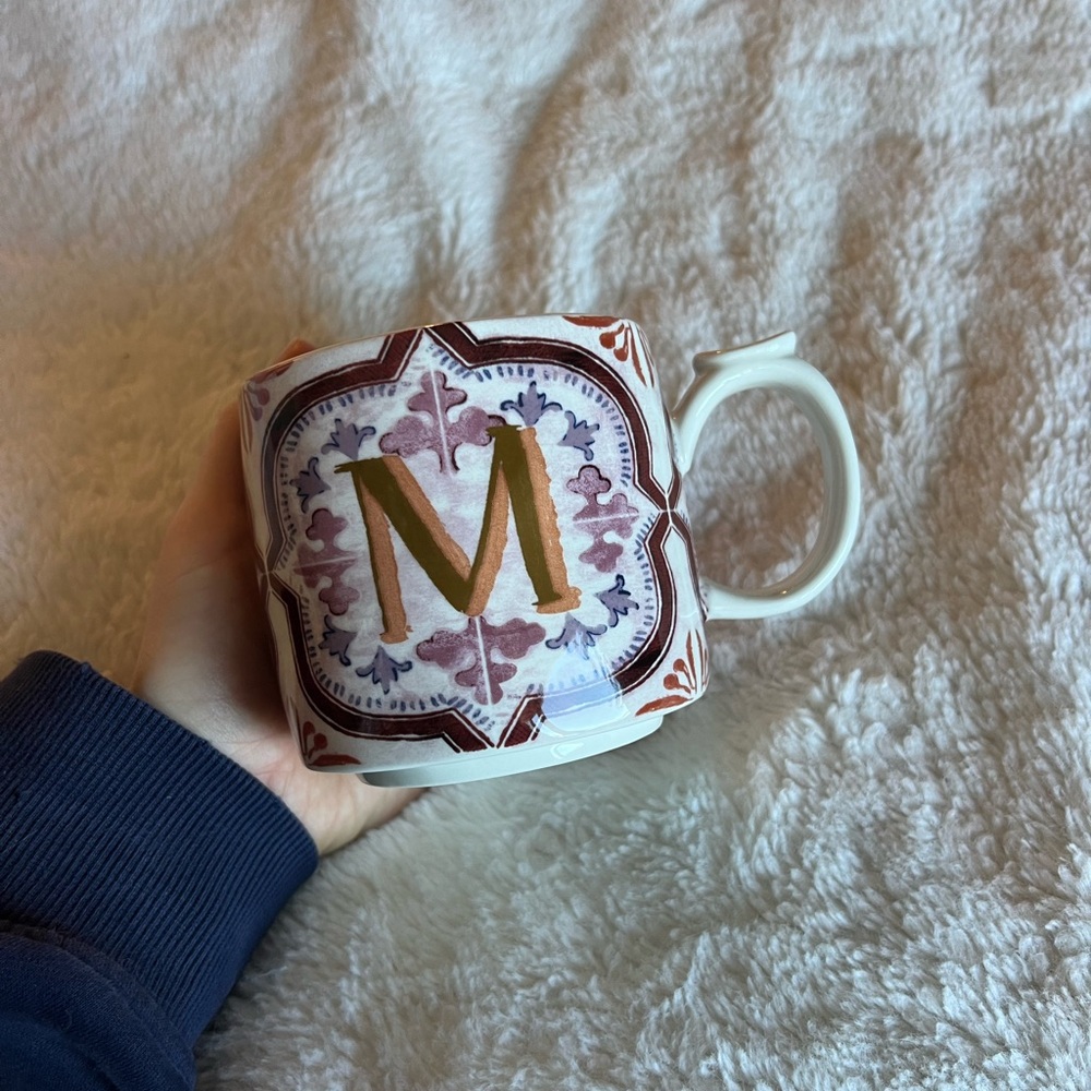“M” Anthropologie Mug